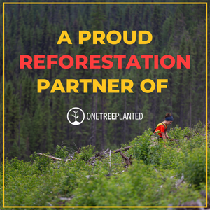 Showcasing our proud partnership with One Tree Planted to help promote global reforestation.